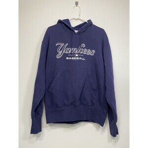 New York Yankees Vintage 2003 MLB playoffs Sweatshirt Hoodie distressed mens M